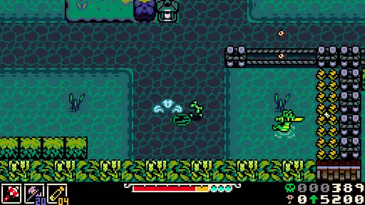 Mina the Hollower: How to Cross the Water in Shanty Swamp
