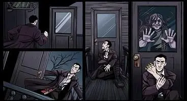 Enter a comic book world and banish demonic entities in Exiler