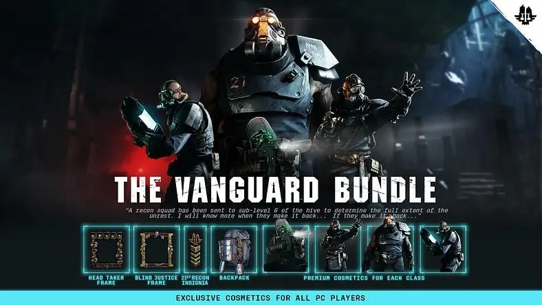 Fatshark gifts PC players of Darktide the Vanguard Bundle