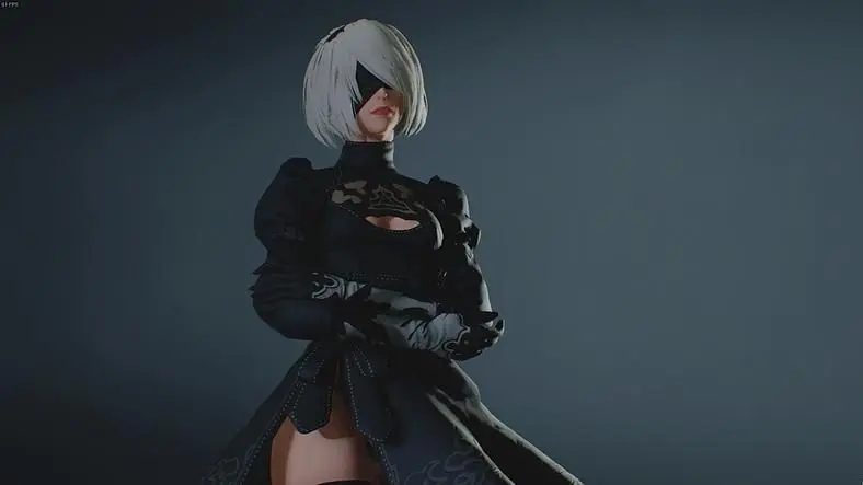 Claire Redfield Becomes Nier Automata's 2B in This Resident Evil 2 Remake Mod