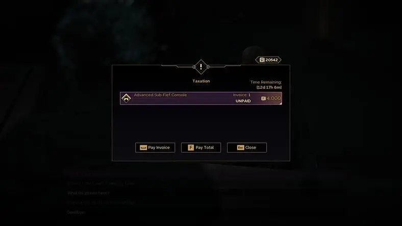 How to pay Taxes in Dune: Awakening