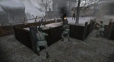 The timing is the end of WWII where the German forces are on the run and Stalin's army pushing forward to the walls of Berlin.