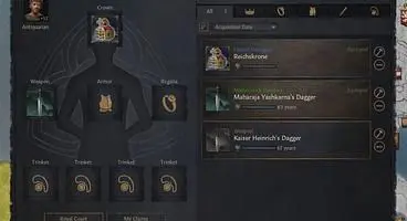 Crusader Kings 3: Royal Court's Inventory System Helps Keep Your Artifacts Neatly Organized