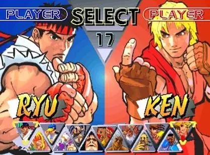 Street Fighter III's graphics not redrawn