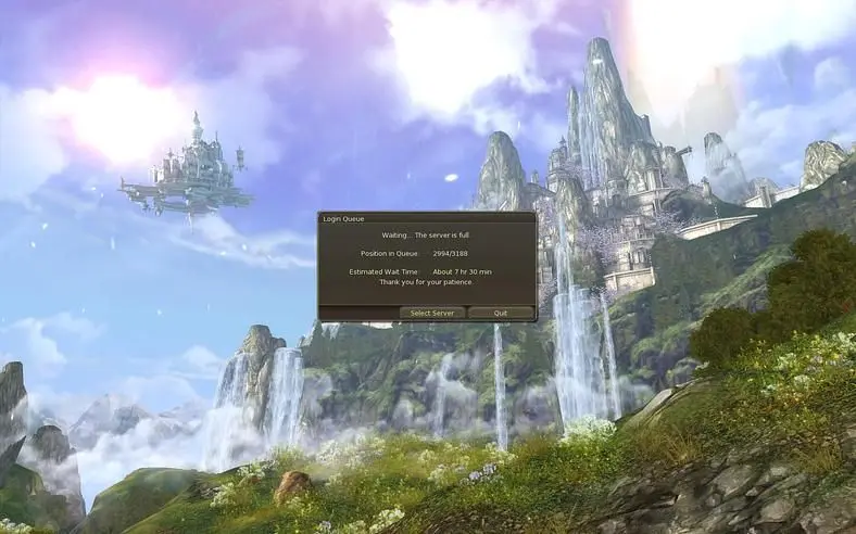 Aion buckling under sheer numbers, early access floods the MMO