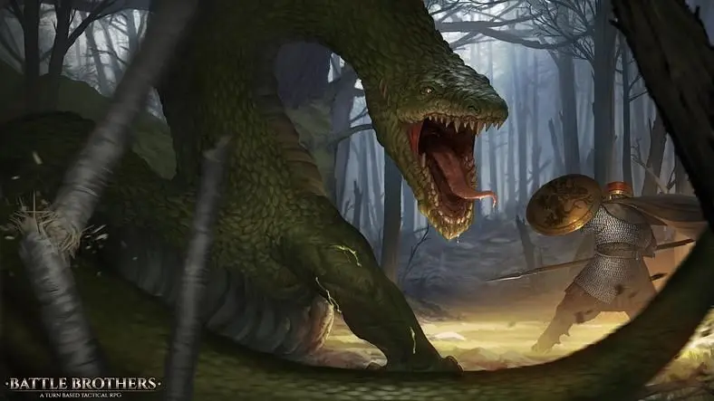 Hunt Down And Slaughter The Lindwurm For Its Treasure In Some New (Free) Battle Brothers DLC Today