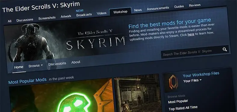 Skyrim "a poor choice to promote" paying for mods, had "vibrant community around it already"