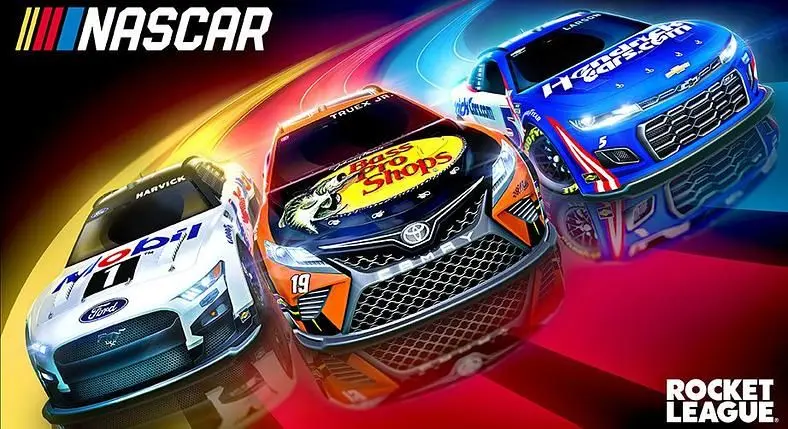 Rocket League's 2022 Nascar Fan Pass Adds Three New Cars, Decals, Banners, and More