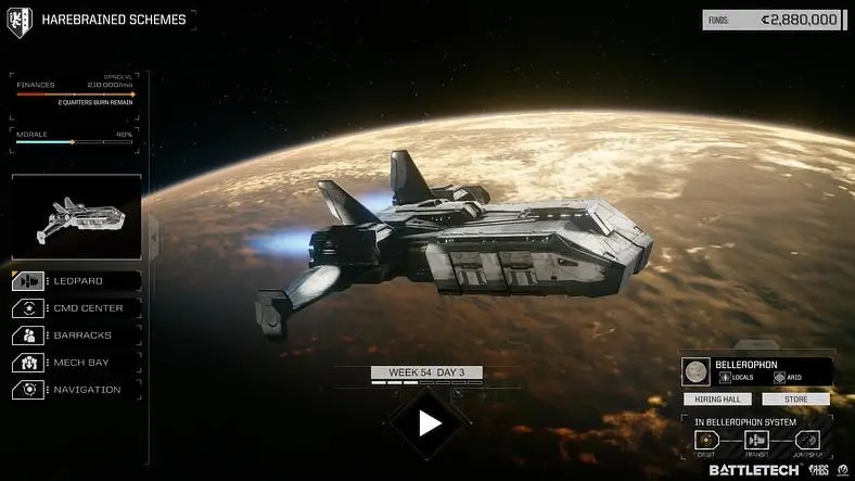 Firefly meets XCOM, with Mechs.