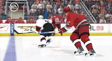 NHL '08 is the best game in the series by far.