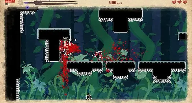Bloody arcade platformer They Bleed Pixels jumps from XBLIG to Steam