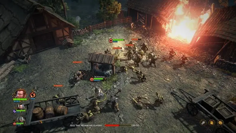 Fighting off orcs, one slash at a time