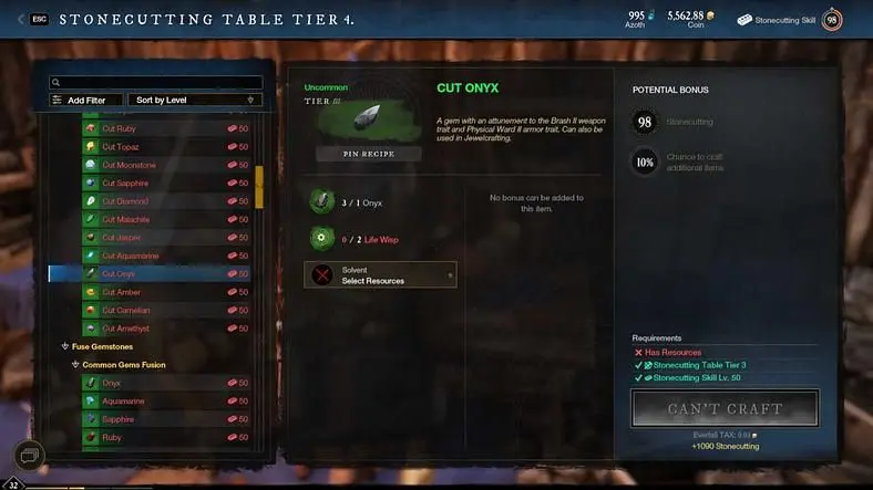 New World Gems Guide - How to get gems and what they do