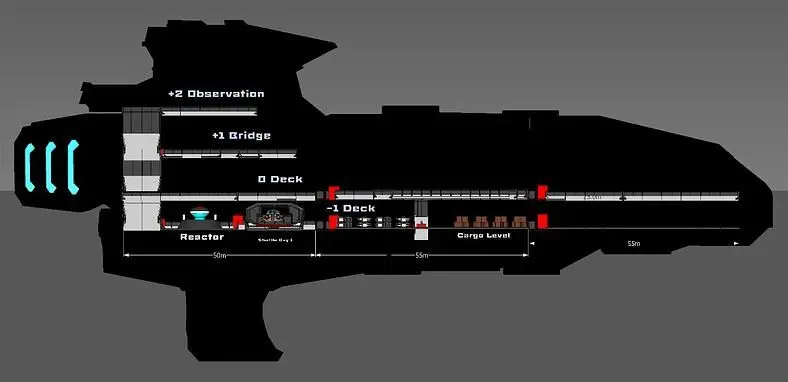 Ship layouts and service branches detailed for sci-fi soap opera The Mandate