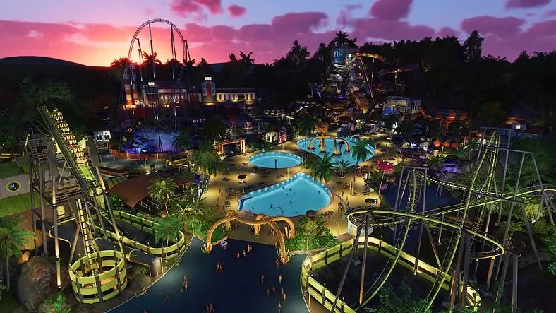 Planet Coaster 2 1.1.0 update – Enhanced flumes and pools improvements explained