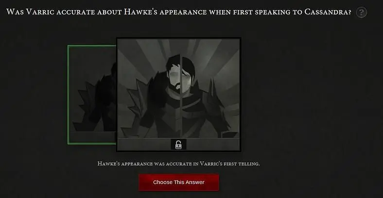 Several leaked screenshots of the Dragon Age Keep emerge