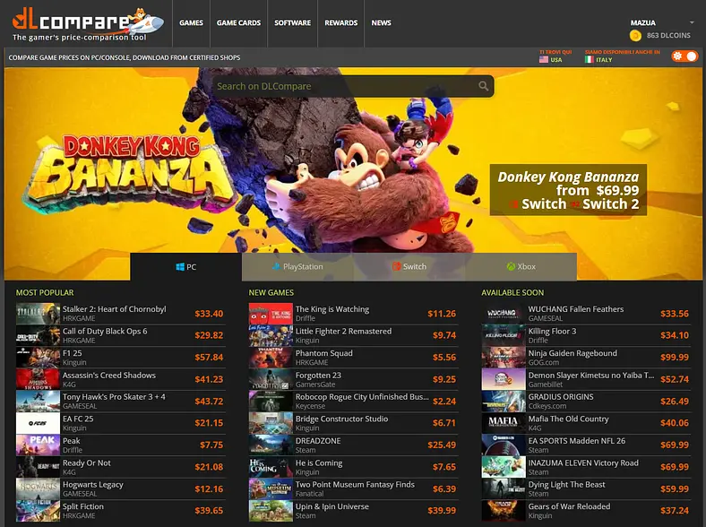 Guides / Compare Game Prices at DLCompare - The Gamer’s Price Comparison Tool