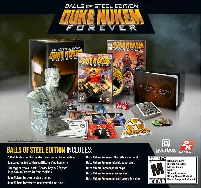 Duke Nukem Forever ' Balls of Steel' edition announced