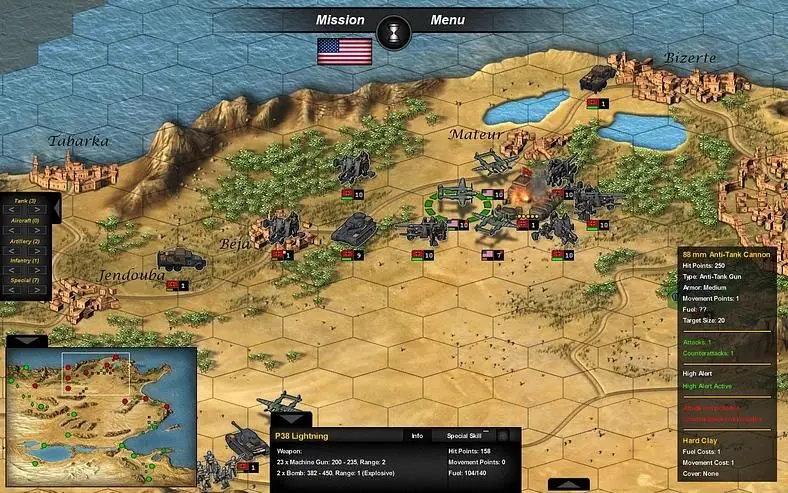 Mix strategy gaming with World War II and what do you get? An extremely long list of old games – and Tank Operations: European Campaign.