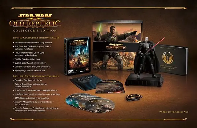 Star Wars: The Old Republic special editions detailed