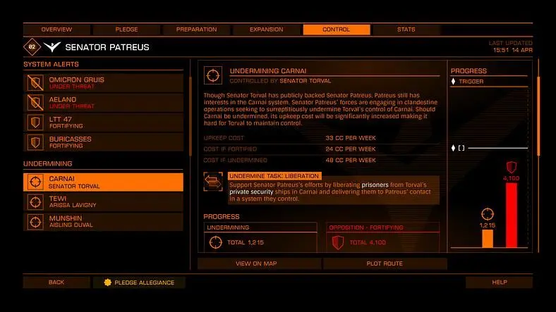 Elite: Dangerous to receive "new way to play" with Powerplay, take part in "ongoing battle for interstellar conquest"
