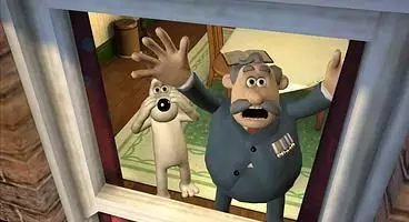 Not exactly smashing cheese, Gromit.