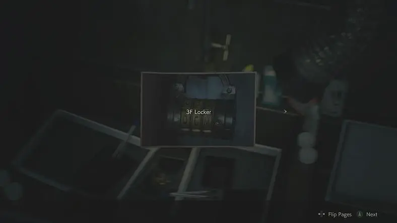 Resident Evil 2 Remake Locker Codes - Shower Room, 3F Stairwell and Sewers Control Room Locker Codes