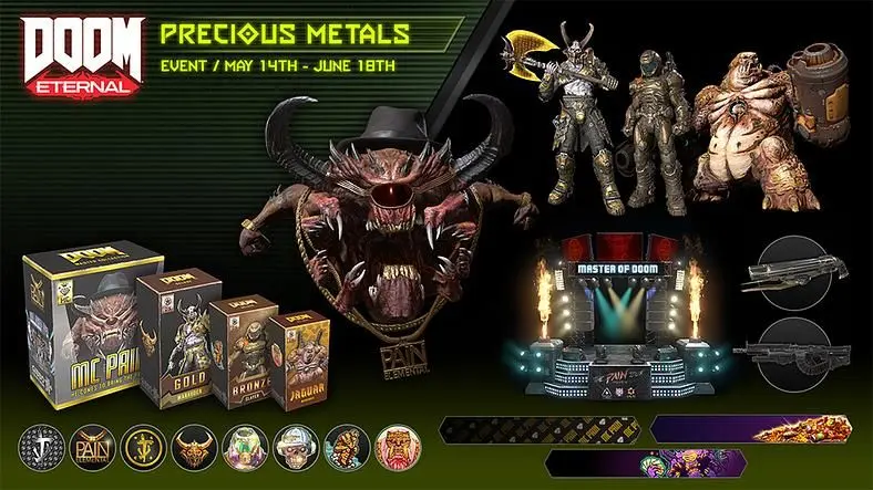 Play as a Demon Rapper With Doom Eternal's MC Pain Elemental Master Collection