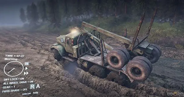 Spintires puts gamers in role of Soviet-era off-road truckers