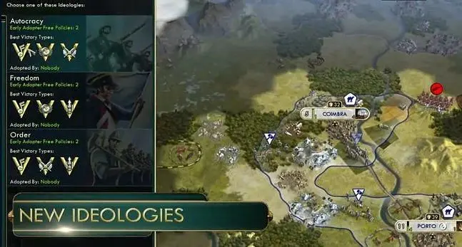 Civ V: Brave New World dev diary explains new policies mechanic