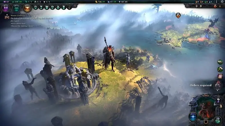Elder Giants return to master the Astral Sea in Age of Wonders 4's next expansion, Giant Kings