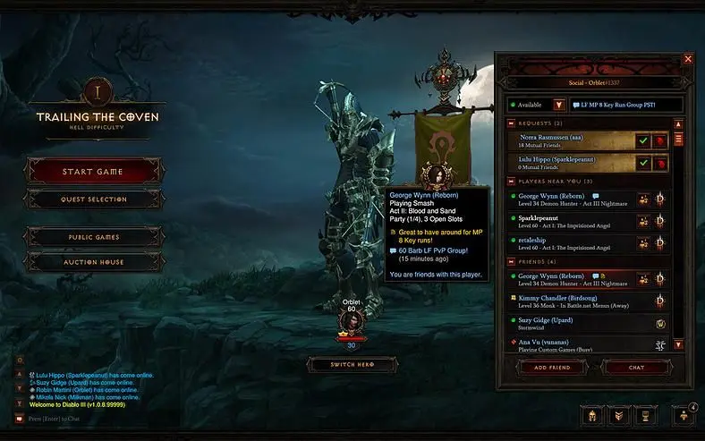 Diablo 3 co-op "not living up to its full potential" right now, Blizzard talks 1.0.8