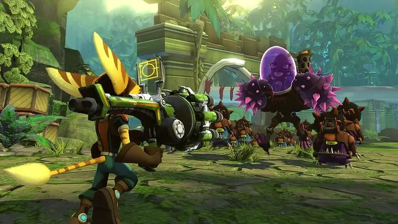 Insomniac reveal "tower defense element" in Ratchet & Clank: QForce