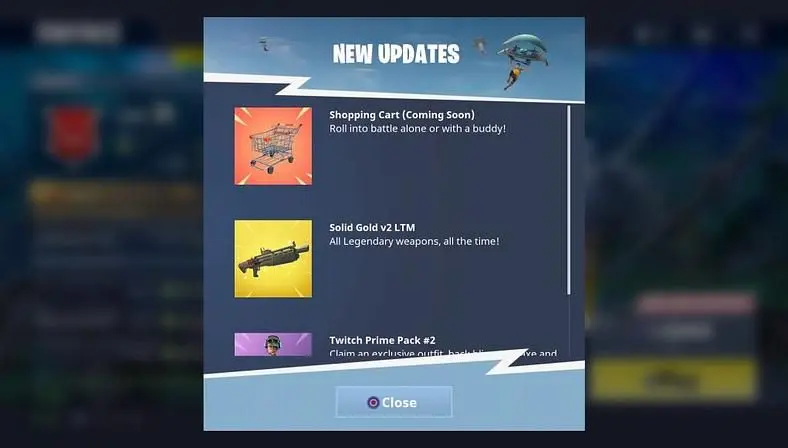 Shopping carts are Fortnite's first vehicles