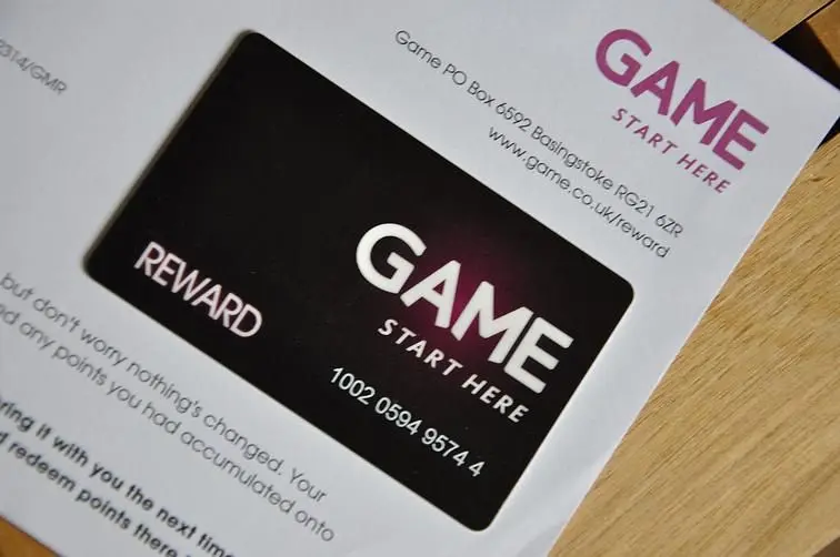 GAME suspends reward cards, gift cards and other services
