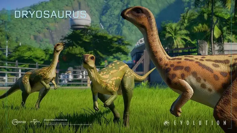 Three new dinosaurs arrive in Jurassic World Evolution: Herbivore Dinosaur Pack today