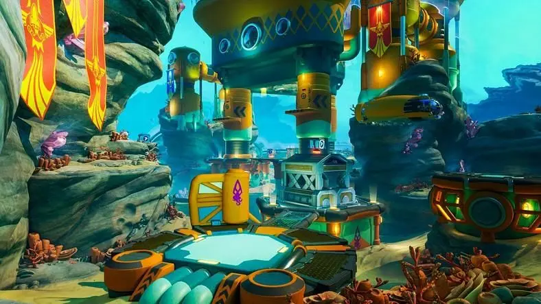 Rocket Arena Maps - The 10 Starting Maps reveal Exotic Locations
