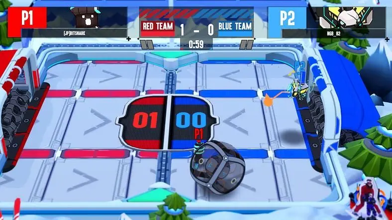It's Power Stone crossed with Robot Wars!