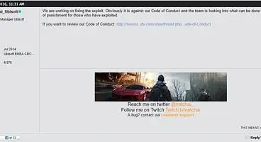 Ubisoft are looking into punishing those who used the Falcon Lost exploit
