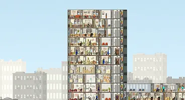 Build a simulated tower of power in Project Highrise