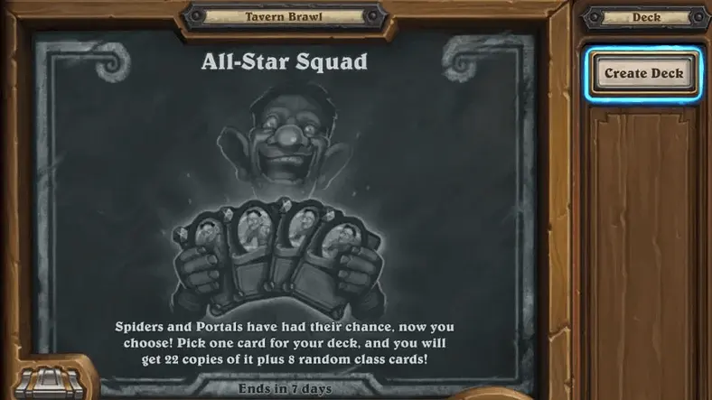 Hearthstone's All-Star Squad Is This Week's Tavern Brawl