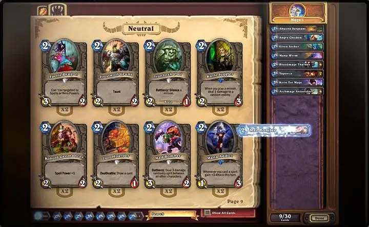 Hearthstone's next expansion will add over 100 cards