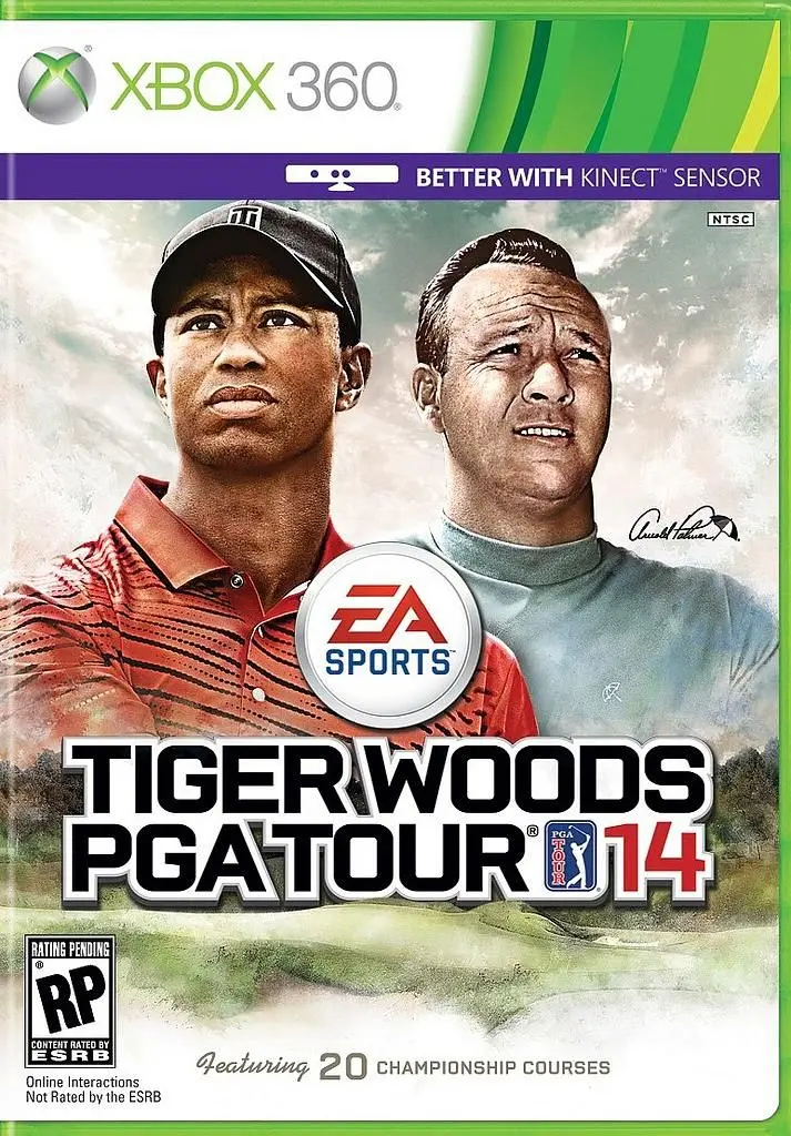 Arnold Palmer joins Tiger on cover of Tiger Woods PGA Tour 14