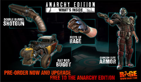 Free Anarchy Edition upgrades for UK pre-orders of id's Rage