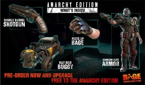 Free Anarchy Edition upgrades for UK pre-orders of id's Rage