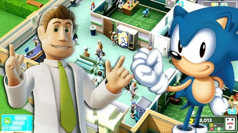 Two Point Hospital - Where To Find The Sonic Mania Easter Egg