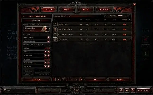 12th June new launch date for Diablo III real-money Auction House
