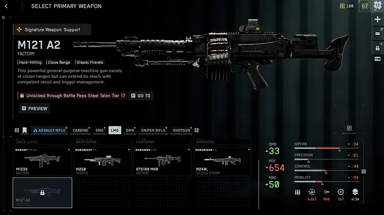 Battlefield 6 Weapons List: Every Gun You Can Unlock - Season 2: Nightfall