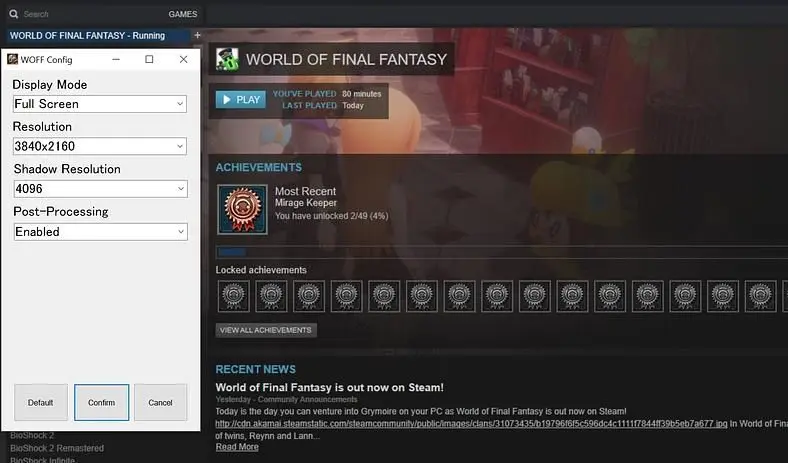 World of Final Fantasy PC Port - No Option But To Play At Its Best