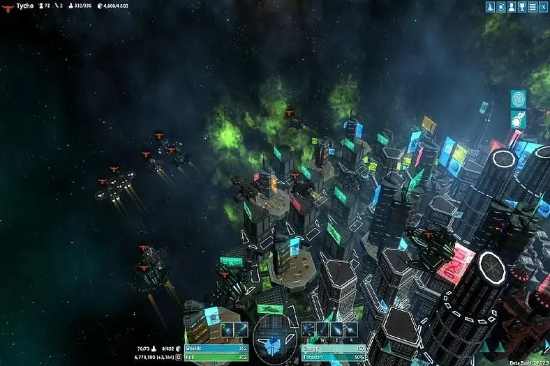 The best of city sims and real-time strategy in space.